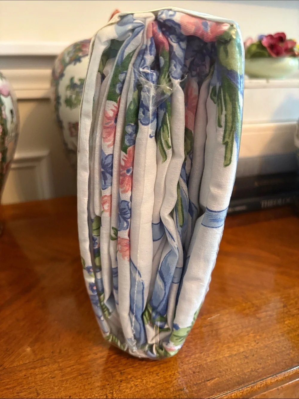 Vintage NIP/NOS Criterion by Dan River Blue Ribbon Floral Twin Sheet Set